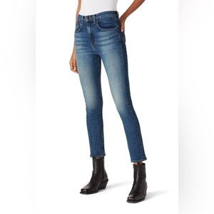 ASKK NY High-Rise Ankle Skinny Jeans Medium Blue Wash Size 27